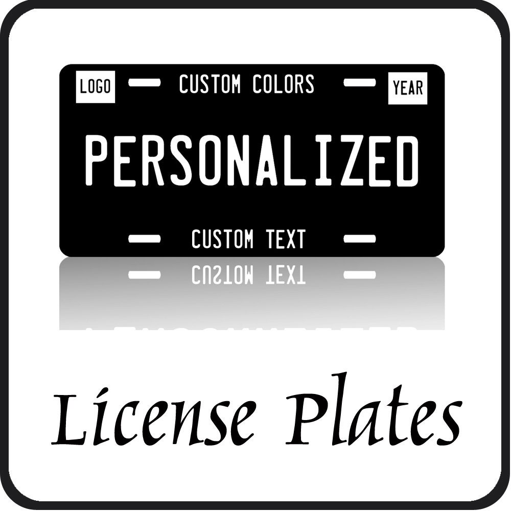 Personalized License Plates