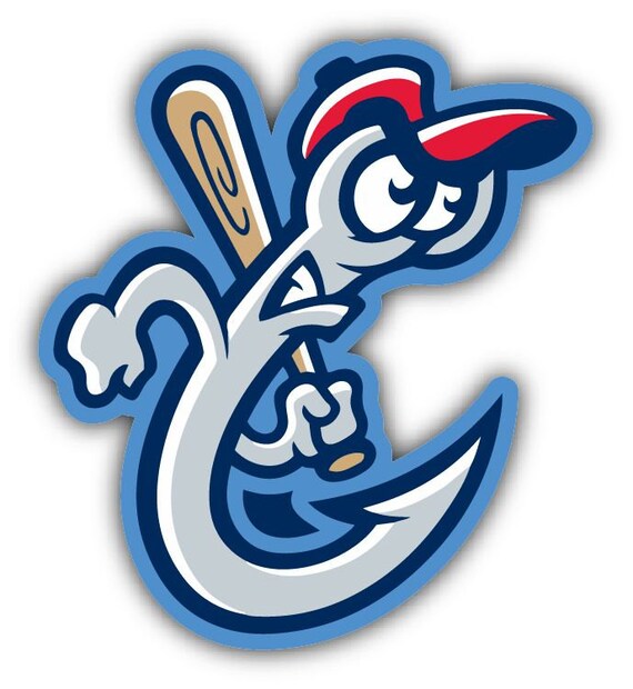 Corpus Christi Hooks MiLB Baseball Worm Logo Car by slonotop