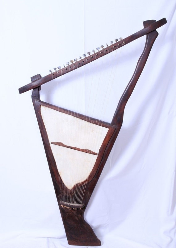 Items similar to Psaltery of 10 Strings Jewish Biblical Harp aka Israel