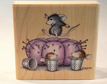 House mouse stamp | Etsy