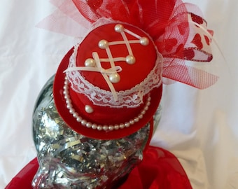 Valentine's Day Mini Top Hat Headband