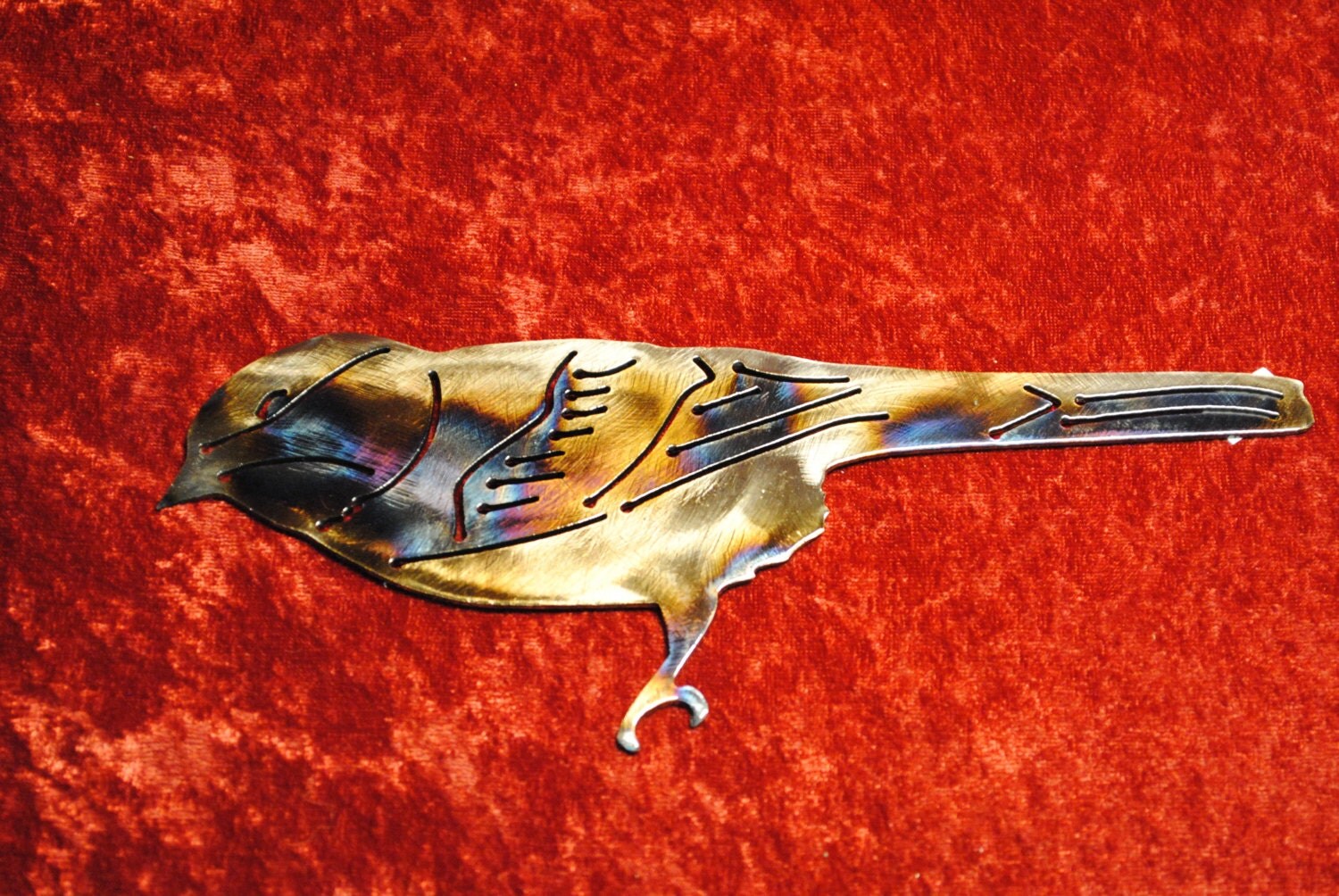 Robin Wall Hanging Bird Nature Sky Home Decor Metal