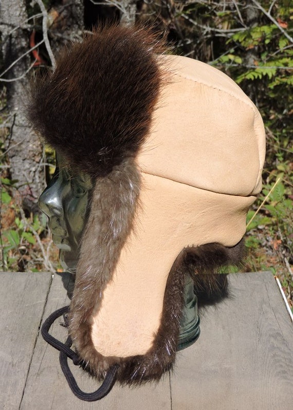 Bomber Beaver Fur Hat