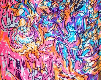 A4 Abstract Illustration Splitting