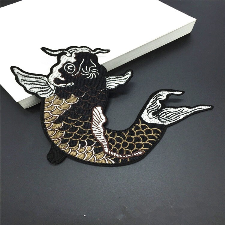 large patch fish patch large carp high quality cool patch back
