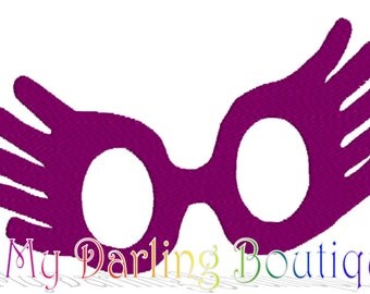 SALE Harry Potter Nargle Glasses Machine Embroidery Design