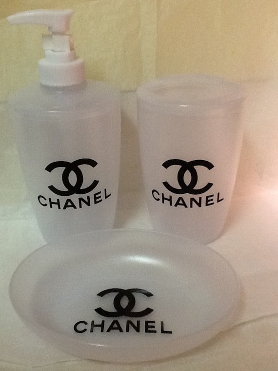 Chanel Bathroom Set by SassyByTerri on Etsy