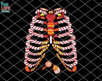 Candy Skeleton SVG, Kids skeleton, Candy cane, candy apple, cupcake, popsicle , Halloween SVG, dxf, png, eps files, cameo file, cricut file
