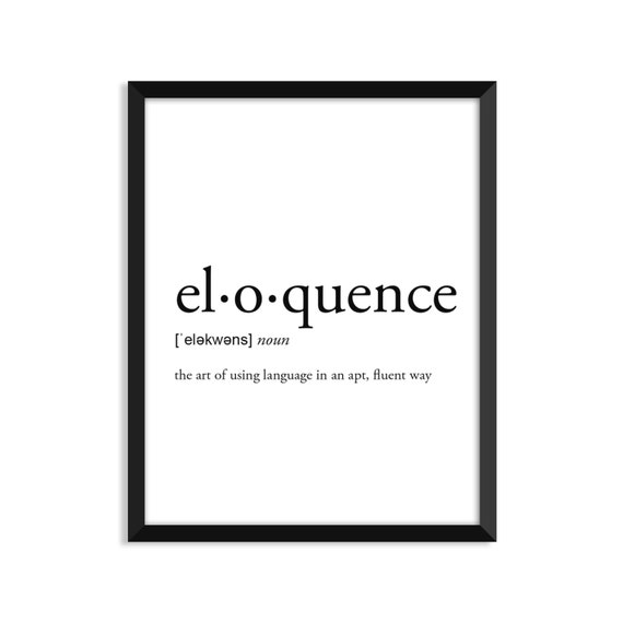 define eloquent