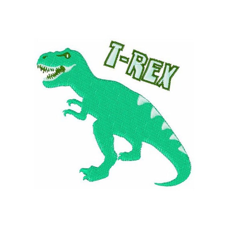 T-rex Machine Embroidery Design By Hopscotchbymarianne On Etsy