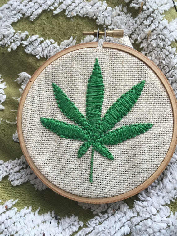 Embroidered Mary Jane Leaf by FembroideryDesigns on Etsy