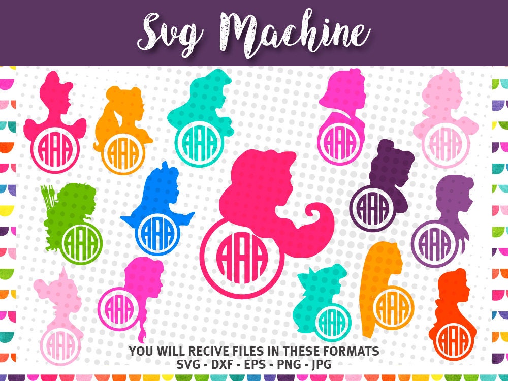 Free Free 286 Princess Monogram Svg SVG PNG EPS DXF File