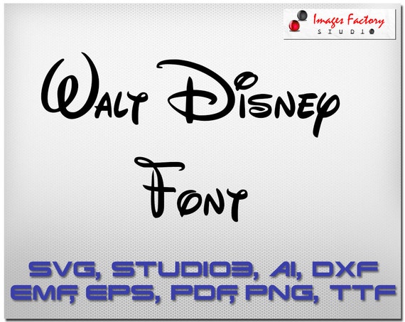 Download Disney font SVG cuttable Alphabet and Numbers Svg Dxf Eps TTF
