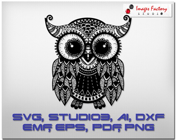 Free Free Owl Mandala Cricut 754 SVG PNG EPS DXF File