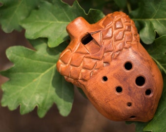 Ocarina ''Acorn'' G major ceramic