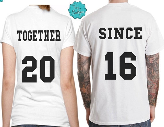 Together since shirts together since jerseys  by TEEZBoutique