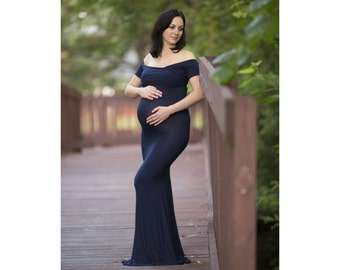long frocks for maternity shoot