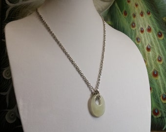 Jade Bi Necklace #744