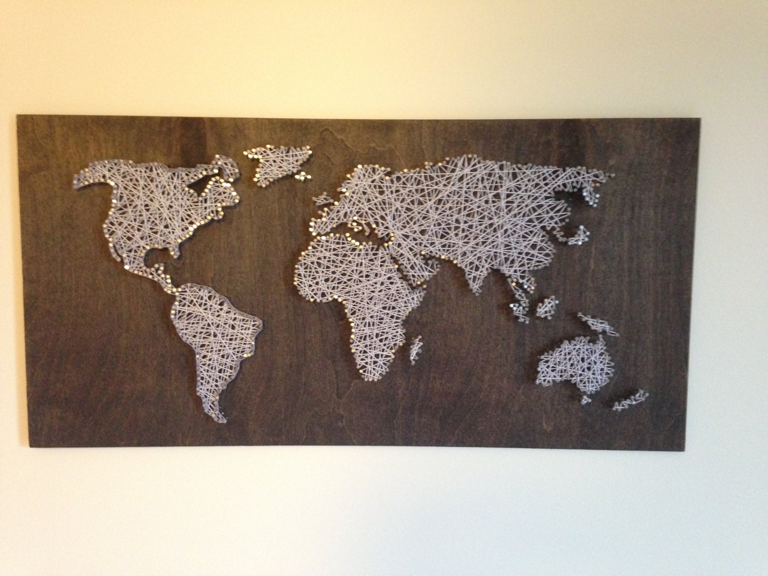 string art world map