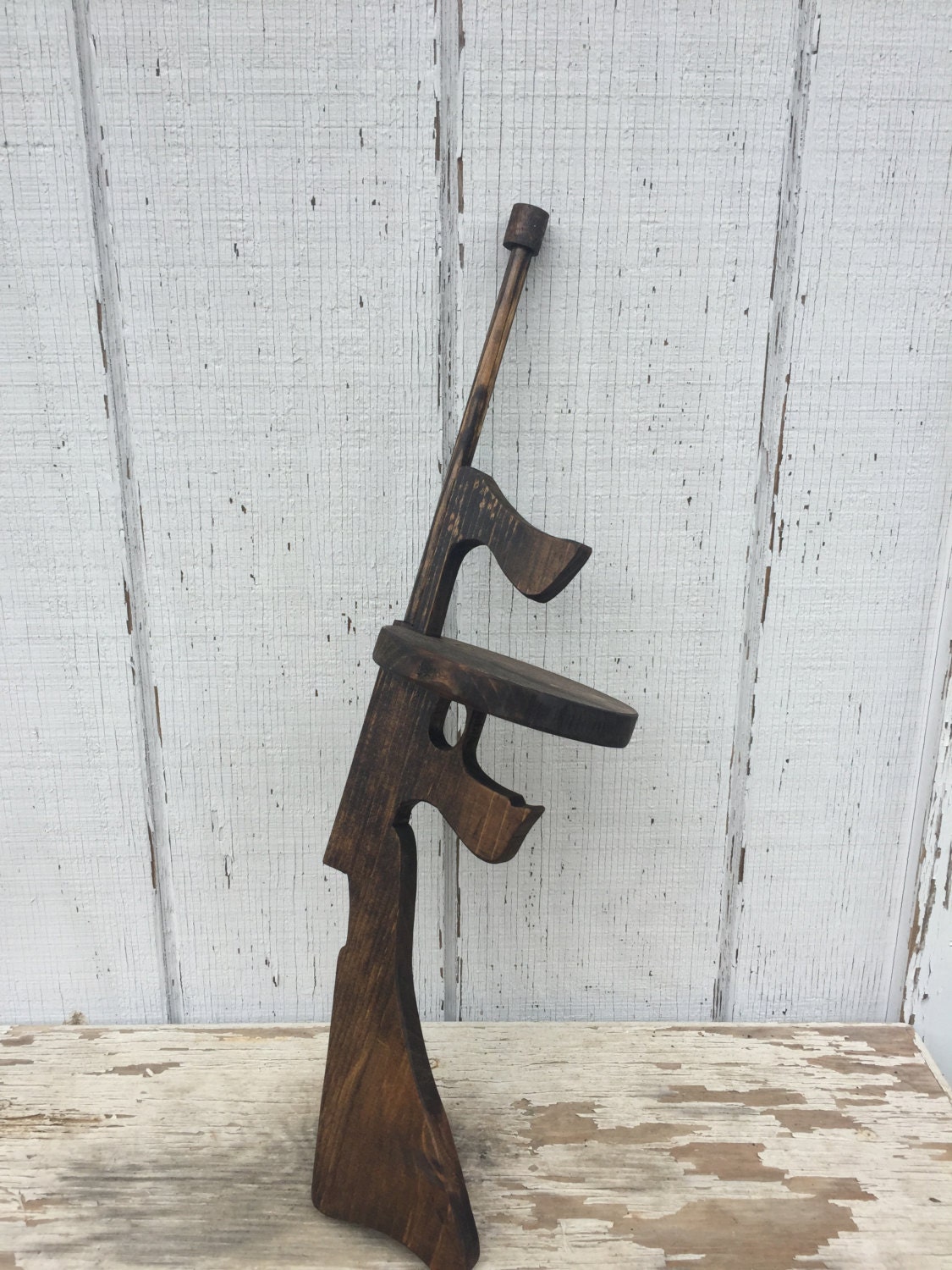 Toy Wooden Tommy Gun