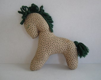 vintage stuffed horse