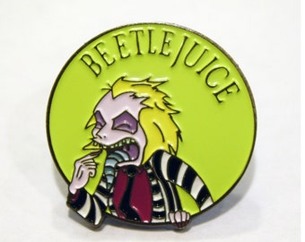 Beetlejuice Enamel Pin