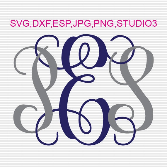 Download Buy 3 GET 1 FREE Interlocking Font Monogram