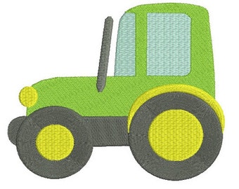Tractor EMBROIDERY Design Fill Design Machine Embroidery Instant Download ER207F