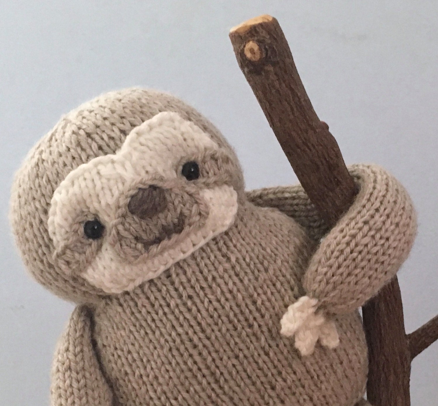 Amigurumi Knit Sloth Pattern Digital Download