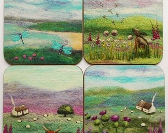 Felt Landscapes Textile Jewellery and Gifts by AileenClarkeCrafts