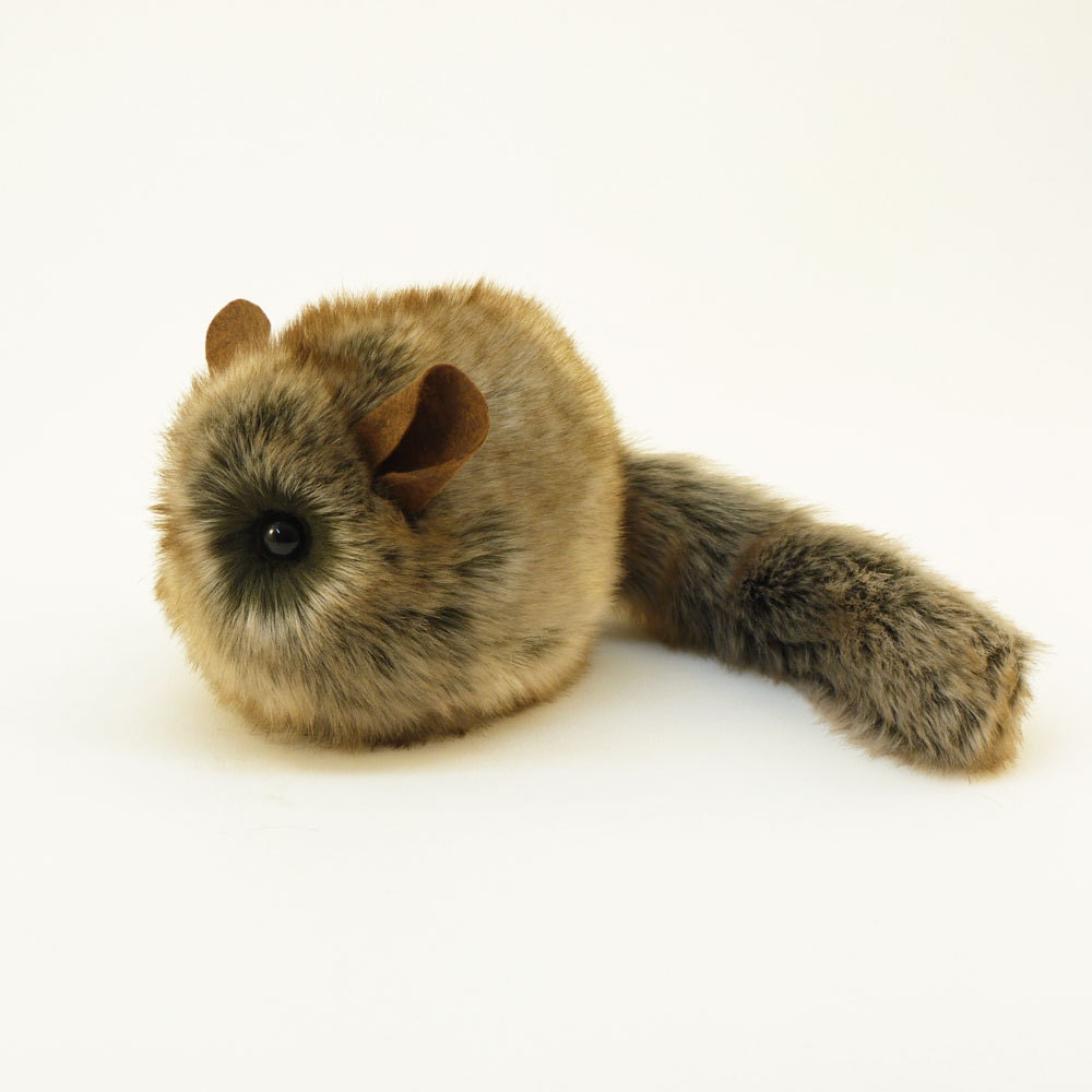 stuffed chinchilla toy