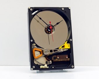 Recycled Computer Hard Drive Clock