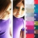 DISCONTINUED COLORS - Fits like American Girl Doll Clothes - Fitted Tee, You Choose Color and Sleeve Length