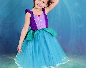 Ariel dress, Ariel costume, little Mermaid dress, the little mermaid, princess Ariel, Ariel Tutu dress, Ariel party, Ariel birthday, Ariel