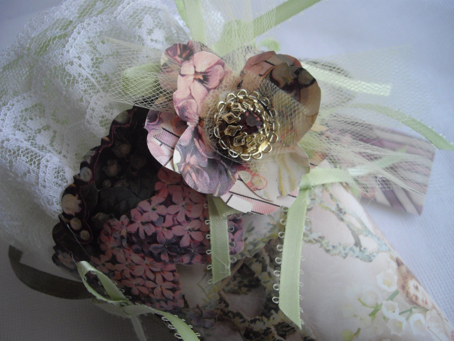 Flower Girl Basket Alternative Hydrangea Lily Of by handcraftusa