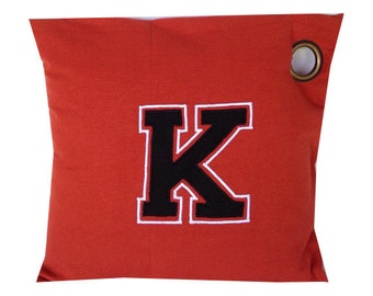 Gift ideas for college students, Grommet Pillows, Monogram Pillow Covers Room Decor Varsity 20 inch Throw Pillow Cover