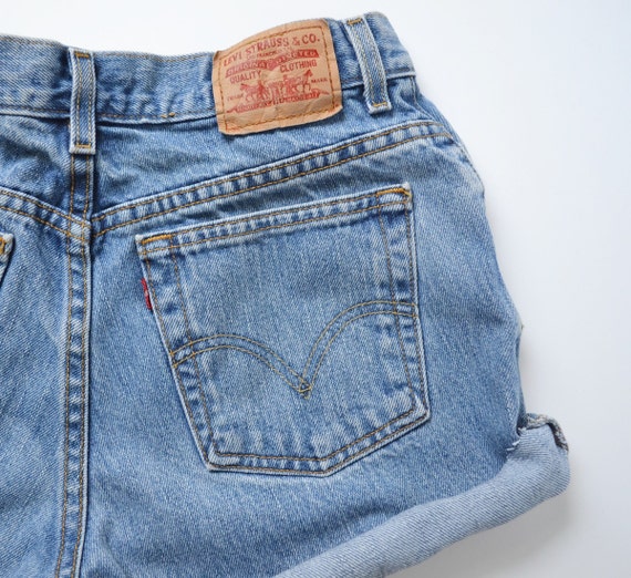 High Waisted Shorts Denim Shorts Booty Shorts Levi's