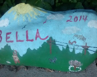 Hand Painted Pet Memorial Stones
