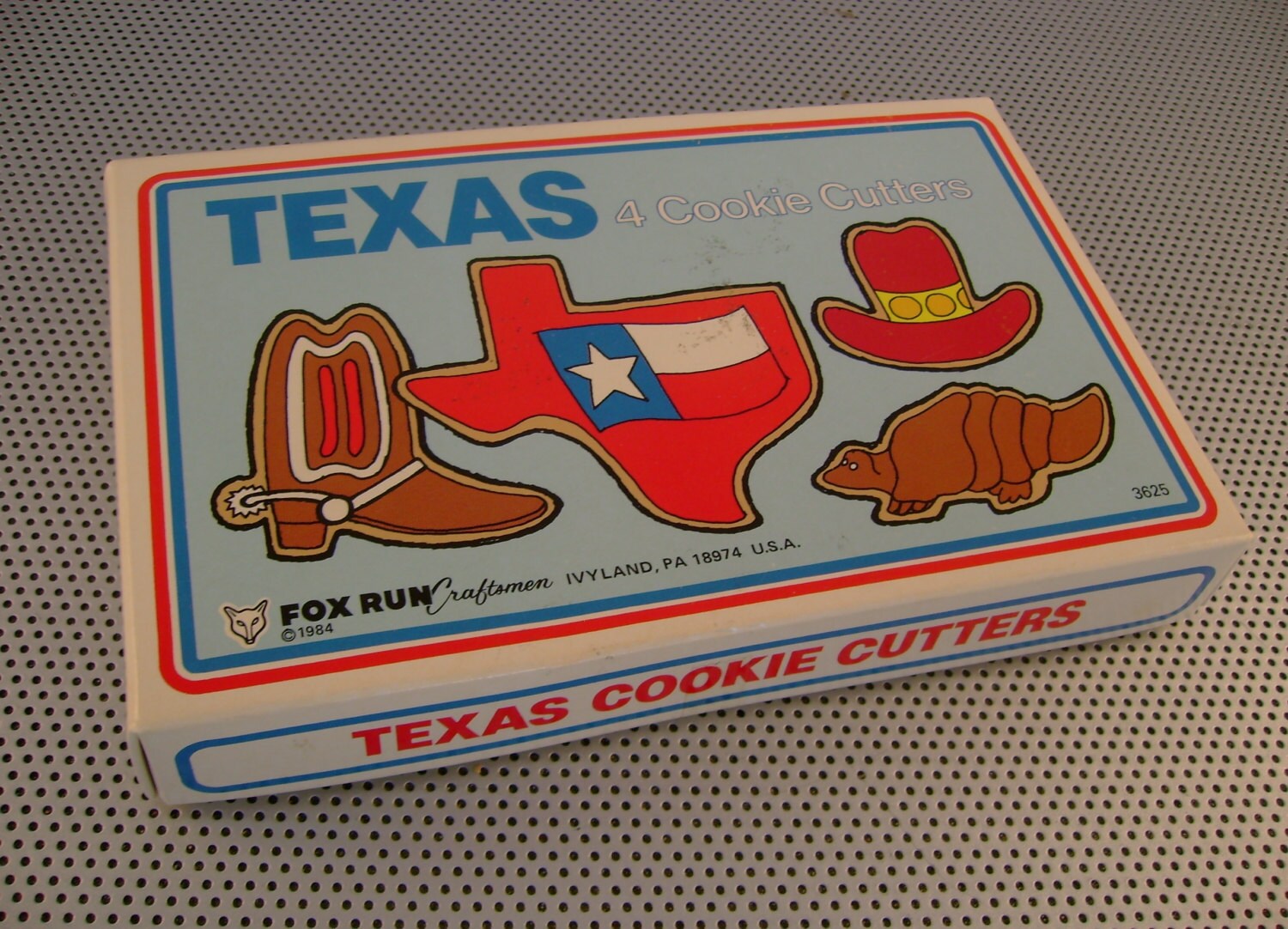 Vintage 1984 Texas Cookie Cutters by Fox Run Texas Boot