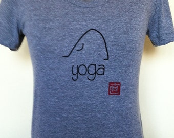 Yoga Shirt-Yoga Tshirt-Yoga Tee-Cotton Shirt-Cotton Tshirt-Womens Shirt-Womens Tshirt-Yoga Clothing