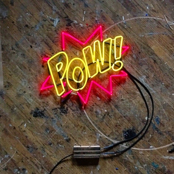 POW! Neon Sign, Ready-made