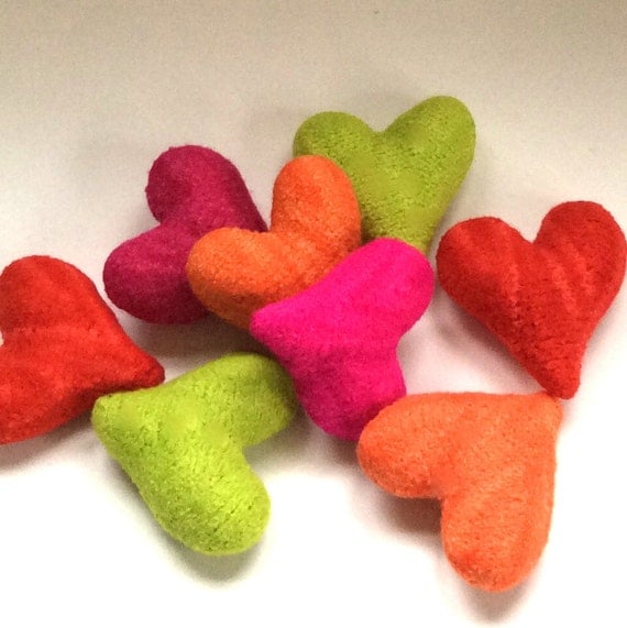 Felted Hearts Knitting Pattern