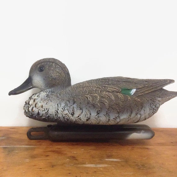 Vintage Duck Decoy Sport Plast Italy Plastic Floating