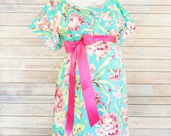 Jolie Maternity Labor and Delivery Hospital Gown -Super Soft -Perfect Snaps for Breastfeeding, Skin to Skin, and Epidural