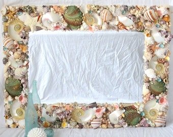 Coastal Wall Mirrors coastal decor seashell mirror nautical decor beach decor Coastal Wall Mirrors coastal decor seashell mirror nautical decor beach decor