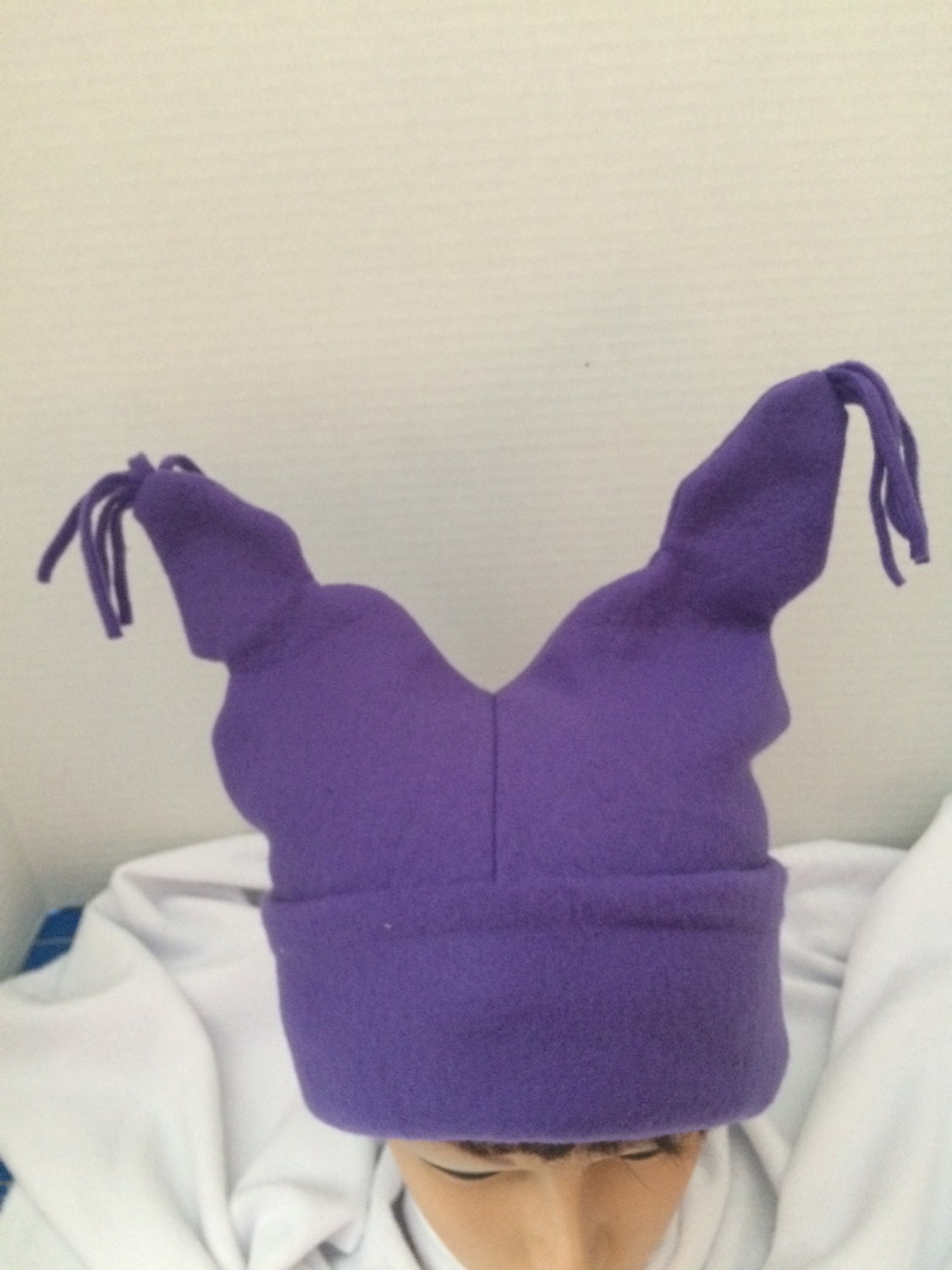 Purple Fleece Chowder Hat