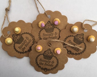 Funky miniature polymer clay Iced gem silver plated stud earrings
