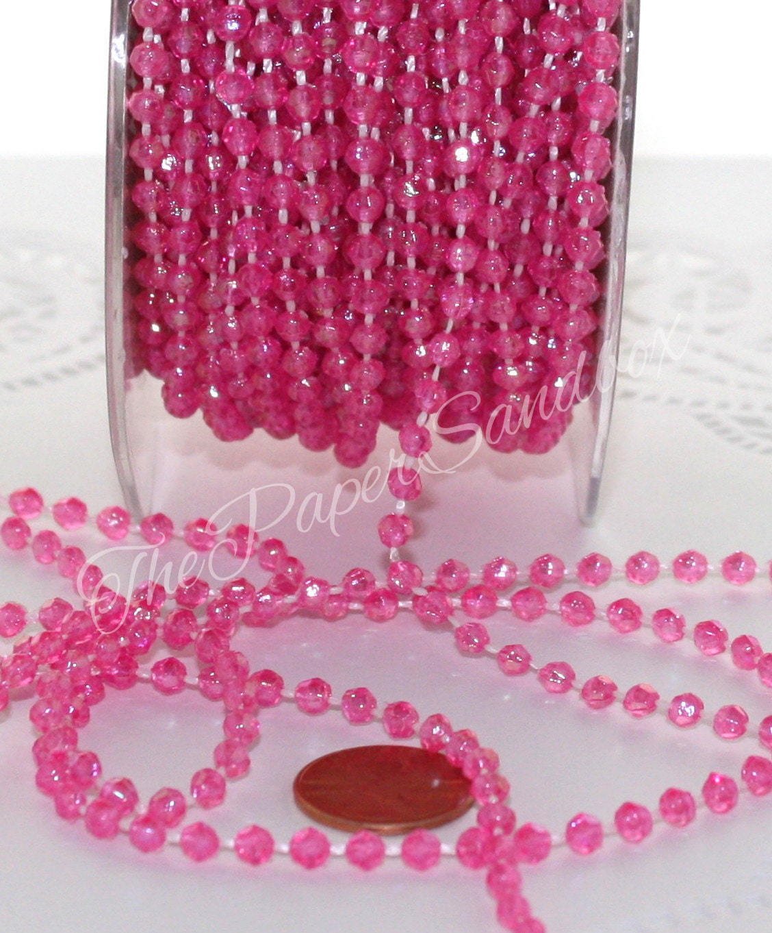 Teal String Beads Beads by the yard Jewelry by ThePaperSandbox