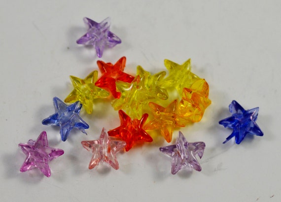 Acrylic stars 6mm 1398