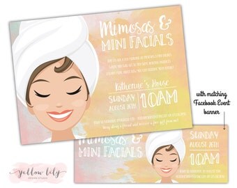 Rodan + Fields Invitation- Rodan + Fields / Big Business Launch / Mimosas and Mini Facials / Brunch / Rodan and Fields Business Launch